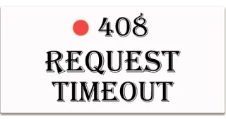 😧 408
REQUEST TIMEOUT fout, time-out, verzoek, 408 telegram sticker