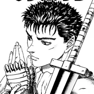 BERSERK              @anime_sticks :: @fStikBot whatsapp stickers
