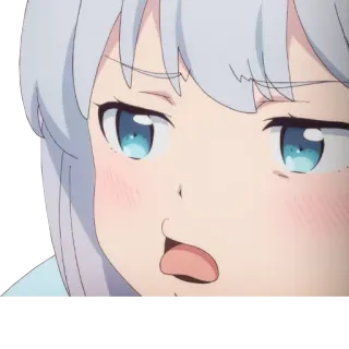 ✨ anime, girl, cute, facial expression, tongue, cartoon, eyes, character telegram sticker