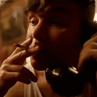 🥃 smoking, cigarette, man, vintage, phone whatsapp sticker