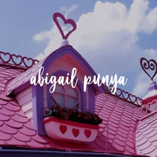 🦖 abigail punya coração, amor, casa, telhado, rosa telegram sticker