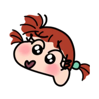 😍 autocollant, dessin animé, personnage, animé whatsapp sticker