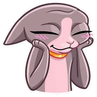 ☺️ kot, słodki, zwierzę, szczęśliwy, kawaii whatsapp sticker