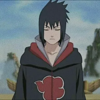 🙈 Sasuke Uchiha Naruto Аниме, Манга, Ниндзя, Учиха, Саске telegram sticker