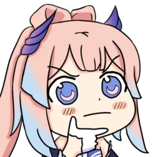 🤔 Sangonomiya Kokomi Genshin Impact Anime, Kawaii, Süß, Manga, Videospiel, Kokomi, Genshin Impact whatsapp sticker