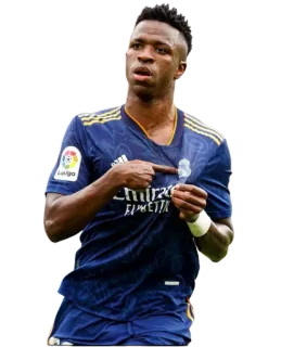 ⚡ fútbol, futbolista, atleta, jugador, Real Madrid, Vinicius Junior whatsapp sticker