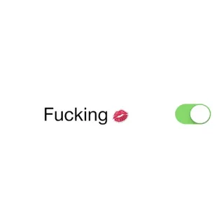 🎇 Fucking 💋 grosería, beso, interruptor, vulgar, ofensivo, explícito whatsapp sticker