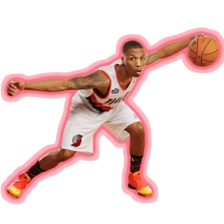 ▶ Damian Lillard Basketball, NBA, Athlète, Sport, Damian Lillard, Portland Trail Blazers whatsapp sticker