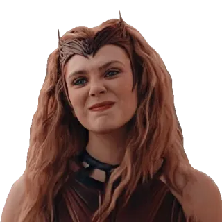 ❤️ Wanda Maximoff Wanda, Scarlet Witch, Marvel, Super-héros telegram sticker