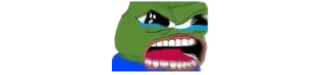😫 Pepe the Frog Pepe, kikker, meme, boos, huilen whatsapp sticker