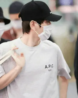 ✨ A.P.C A.P.C, fashion, t-shirt, man, casual, clothing telegram sticker