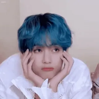 💜 V kpop, bts, วี, คิมแทฮยอง, นักร้อง, เพลง telegram sticker