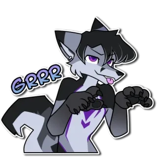 Фуррьки/Поняхи by @fStikBot telegram stickers
