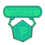 📌 READ THE PINNED MESSAGE message, lu, épinglé, rappel, chat telegram sticker