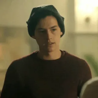 ➖ Jughead Jones Riverdale Riverdale, Jughead Jones, Cole Sprouse, Série TV, Teen drama, Archie Comics telegram sticker