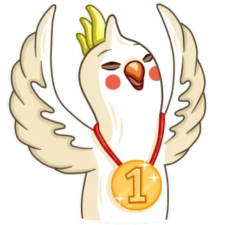 Cockatoo whatsapp stickers