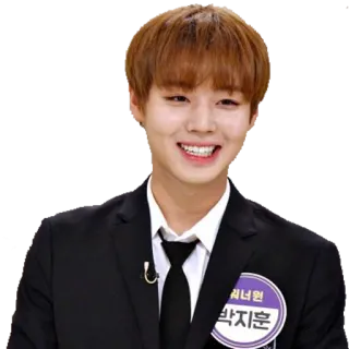 😁 Park Ji-hoon 최녜원 박지훈 kpop, певец, айдол, актер, улыбка whatsapp sticker