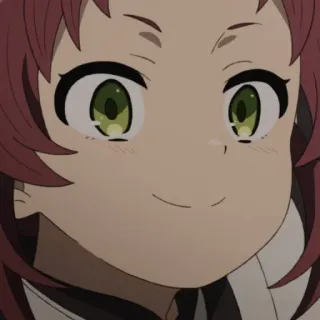 😊 Anime, Meisje, Schattig, Gelukkig, Glimlach telegram sticker