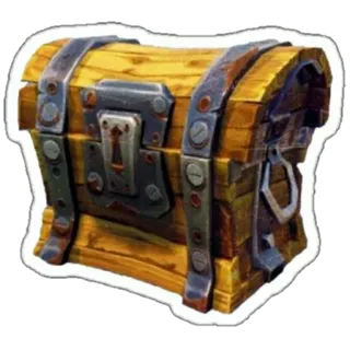 🔫 сундук, сокровище, ящик, деревянный, антикварный, закрытый telegram sticker