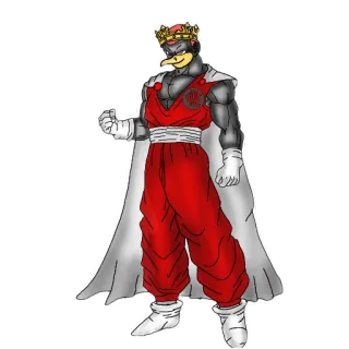 ❤️ cartoon, king, fighter, superhero, character, anime, power telegram sticker