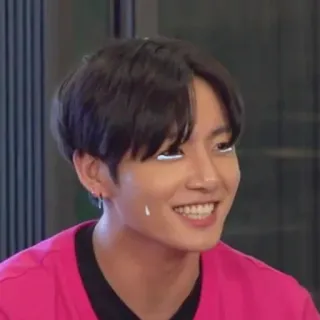 😅 Jungkook K-Pop, BTS, Sänger, Idol, Koreanisch, Promi telegram sticker