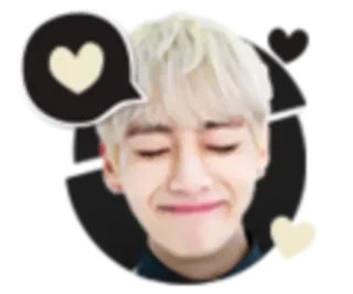 😊 cuore, amore, carino, persona, sorriso telegram sticker