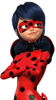 🐞 Ladybug Miraculous: Tales of Ladybug & Cat Noir 卡通, 瓢虫, 瓢虫雷迪, 超级英雄 whatsapp sticker