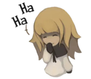 😂 Ha
Ha
Ha lachend, süß, Anime, Chibi, fröhlich, Gelächter telegram sticker