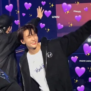 💜 uwu
mwah
more uwu Herzen, niedlich, Lächeln, Person, uwu, Mwah whatsapp sticker