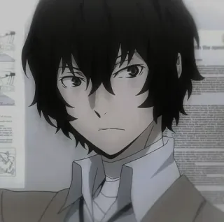 🪙 Osamu Dazai Bungou Stray Dogs Anime, Nhân vật, Osamu Dazai, Bungou Stray Dogs telegram sticker