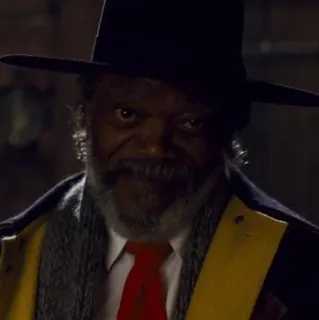 🎗 Samuel L. Jackson Samuel L. Jackson, aktor, film, kapelusz, portret telegram sticker