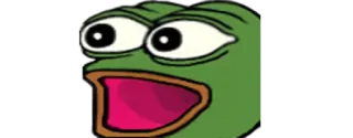 😲 Pepe the Frog pepe, sapo, emote, meme telegram sticker