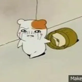 🙂 动漫, 可爱, 卡哇伊, 哭泣, 悲伤, 卡通 telegram sticker