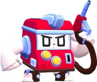 🔥 robot, gas pump, cartoon, video game character telegram sticker
