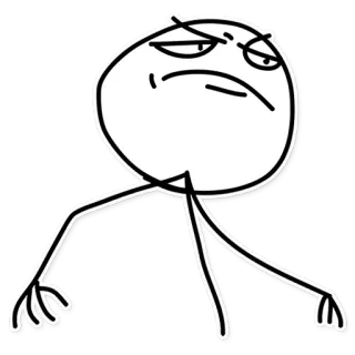 Cereal Guy telegram stickers