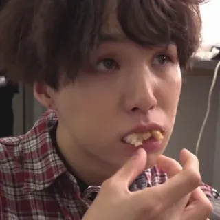 🐱 persona, comiendo, comida, humano, merienda whatsapp sticker