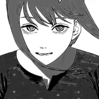 🙂 Makima Chainsaw Man anime, manga, chainsaw man, makima, character, portrait telegram sticker