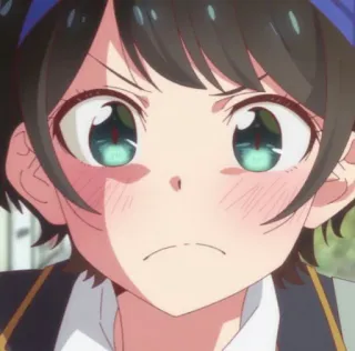 😠 anime, character, manga, portrait telegram sticker