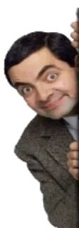 😌 Mr. Bean comedia, gracioso, personaje, actor, Mr. Bean, Rowan Atkinson telegram sticker