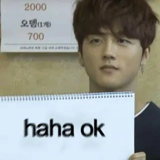 👍 haha ok Meme, Haha, Ok, Drôle, Sarcastique, Lol telegram sticker