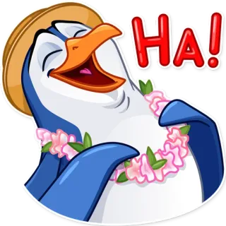 Penguin Kevin whatsapp stickers