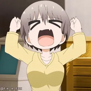 😫 Uzaki Hana Uzaki-chan wa Asobitai! telegram sticker