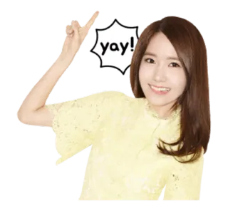 🤘 yay! feliz, alegria, animado, saudação whatsapp sticker