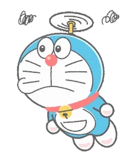 💬 Doraemon doraemon, mèo, robot, anime, manga, bay telegram sticker