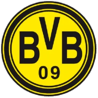⚽ BVB 09 BVB, Borussia Dortmund, sepak bola, logo tim telegram sticker