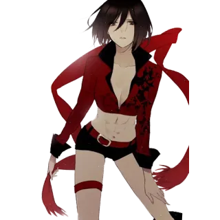 🙂 Anime, Vrouwelijk, Personage, Illustratie, Manga, Kunst telegram sticker