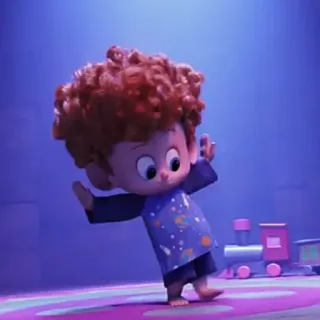 😋 Dennis Loughran Hotel Transylvania desenho animado, personagem, monstro, criança, animado telegram sticker