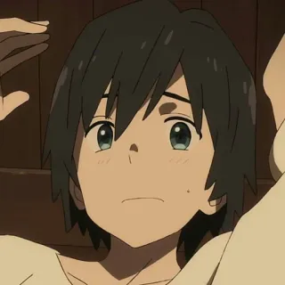 🦋 Anime, Chłopak, Postać, Smutny telegram sticker