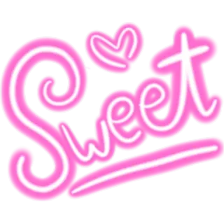 😊 Sweet sweet, cute, pink, heart, love whatsapp sticker