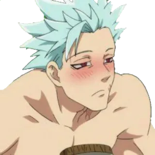 🙂 Ban Seven Deadly Sins anime, cartoon, character, fanart telegram sticker